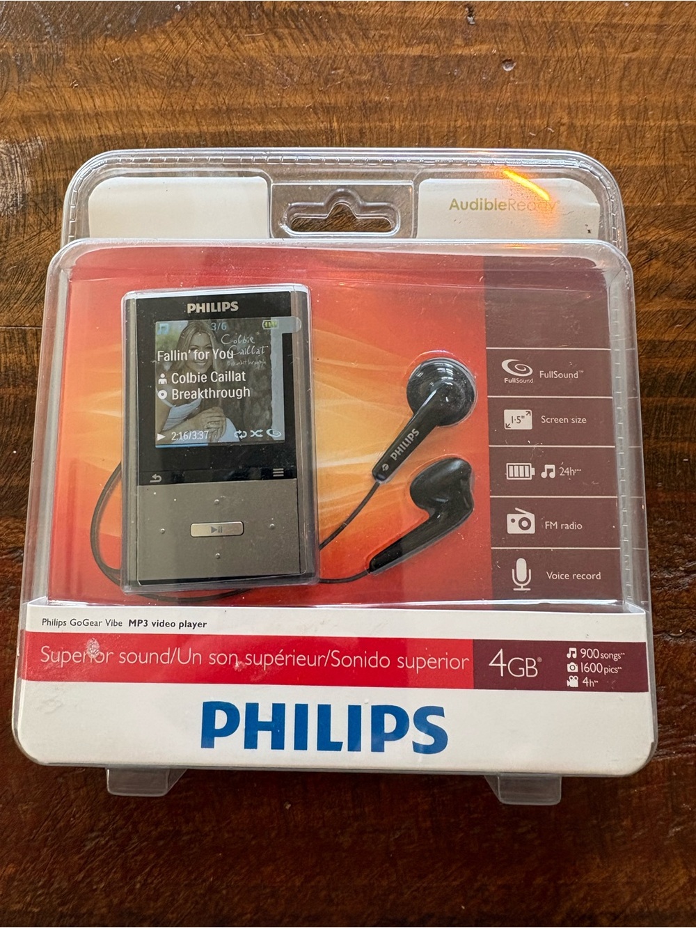 Philips GoGear Vibe MP3/MP4 Player 4GB – New Sealed